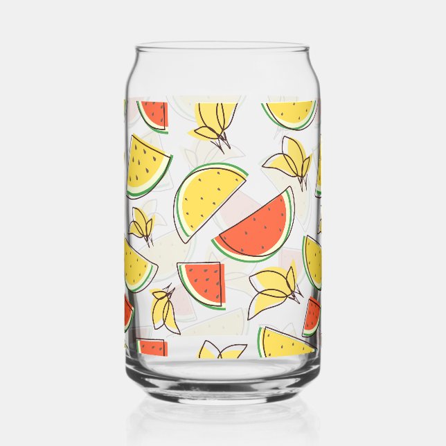 Verre Canette Fraise d'été et citrons (Recto)