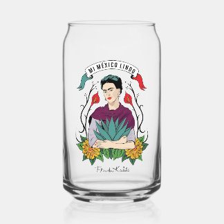 Verre Canette Frida Kahlo | Mi Mexico Lindo