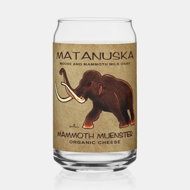 Verre Canette Fromage de menster Matanuska Mammoth (Recto)