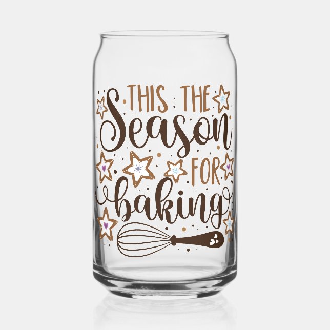 Verre Canette Fun 'Tis Season for Baking Design (Recto)