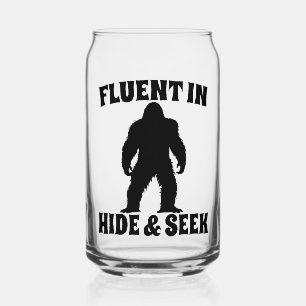 Verre Canette Funny Bigfoot - Flexible dans la peau et la recher