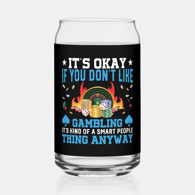 Verre Canette Funny Casino (Recto)