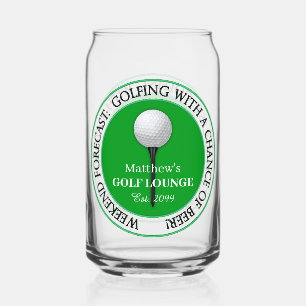Verre Canette Funny Golf Golfing Boule de golf La bière peut ver