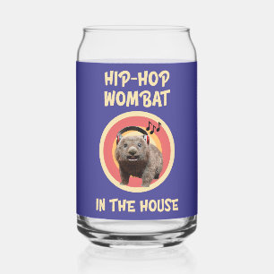 Verre Canette Funny Hip-hop Wombat à la Maison