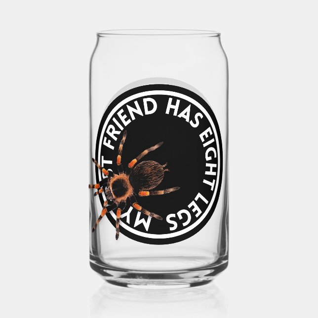 Verre Canette Funny meilleur ami Tarantula (Recto)