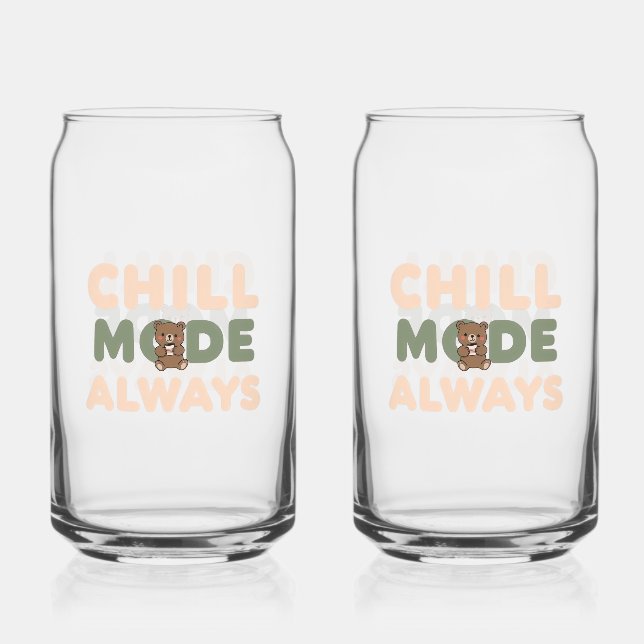 Verre Canette Funny Retro Lazy Day Saying (Recto)