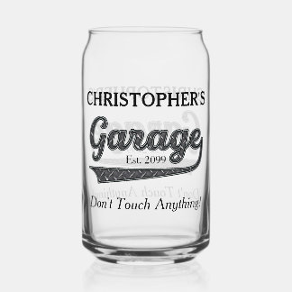 Verre Canette Garage ne touchez pas à quelque chose Drinkware