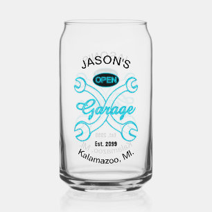 Verre Canette Garage Wrenches Bière de Vaisselle