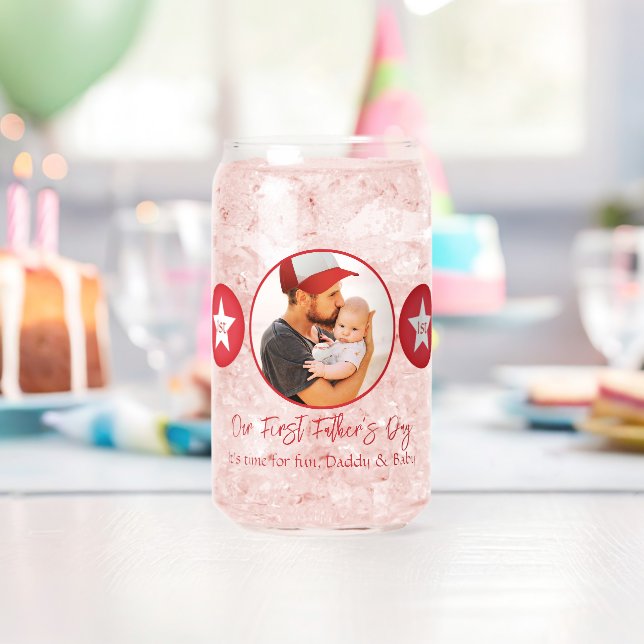 Verre Canette Garde bébé mignonne moderne Daddy Première Fête de (Insitu (Anniversaire))