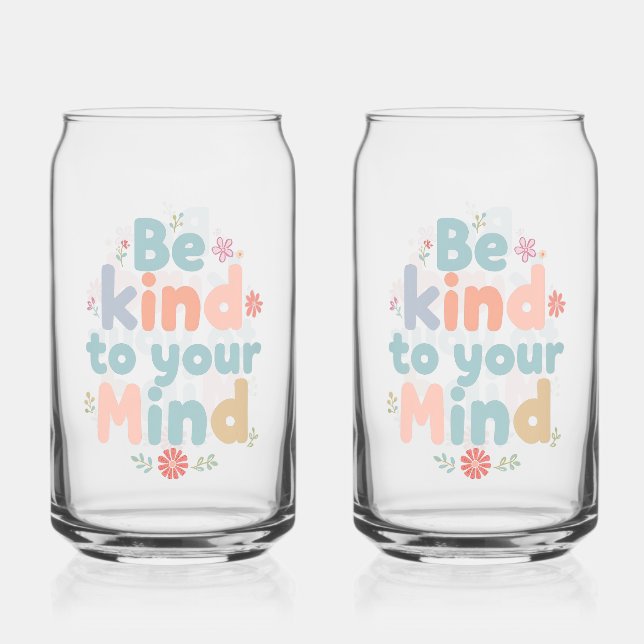 Verre Canette Gentle Self Care and Positive Reminder (Recto)