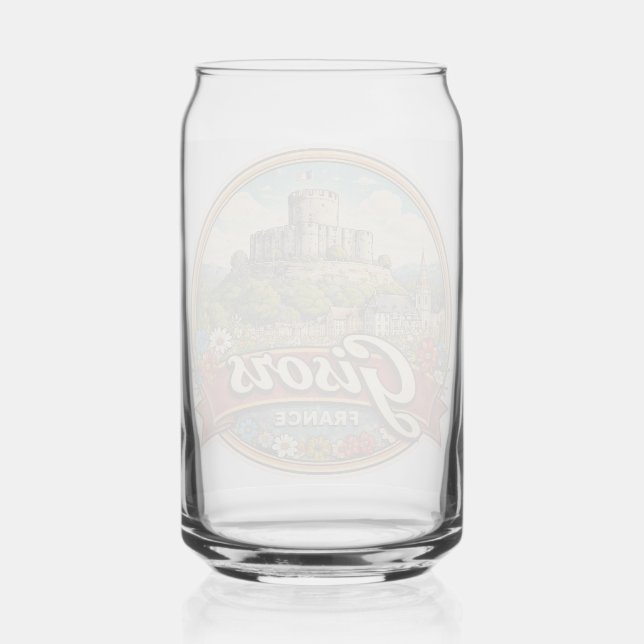 Verre Canette Gisors France (Recto)