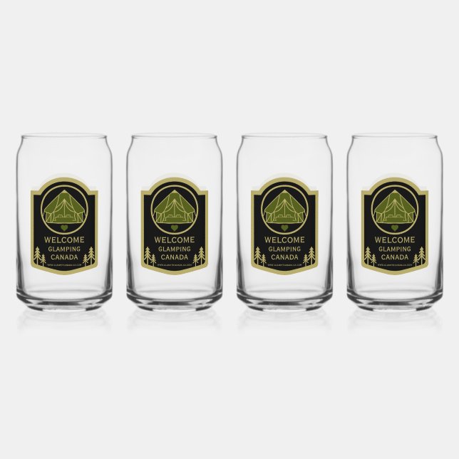 Verre Canette Glaming Canada Business (Recto)