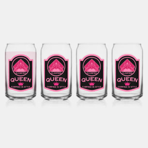 Verre Canette Glamping Queen Camping En Style