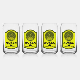 Verre Canette Glamping Queen Camping En Style