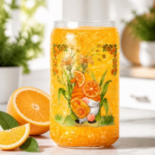 Verre Canette Gnome Orange