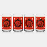 Verre Canette Goth Dark Romantic Lovers Cadeau<br><div class="desc">Goth Dark Romantic Lovers Cadeau. ©Copyright HGIFY | Magasins HGI uniquement. Tous droits réservés. Pas À Vendre. Ajouter des noms d'amoureux.</div>