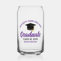 Graduation violette Personnalisée 2025 Graduate