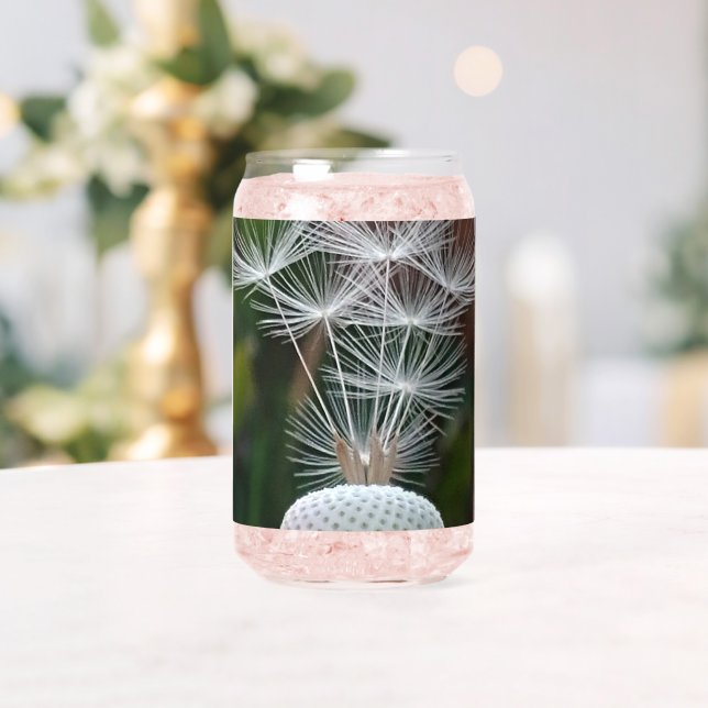 Verre Canette Graines de pissenlit délicates  (Insitu (Mariage))