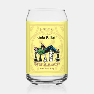 Verre canette grand maître  