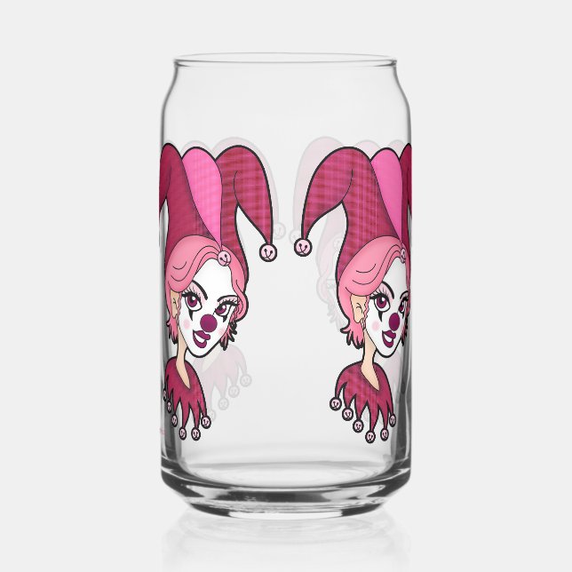 Verre Canette Graphismes Screwball Joker Rose (Droite)