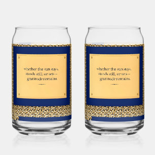 Verre Canette Gratitude demeure : célébrer chaque rythme de la v
