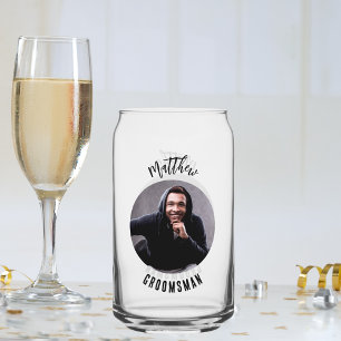 Verre Canette Groomsman photo bachelor party