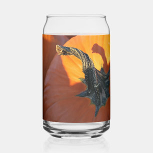 Verre Canette Grosse citrouille orange