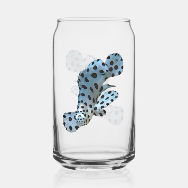 Verre Canette Grouper - Conception abstraite - Découpe d'une pho (Recto)