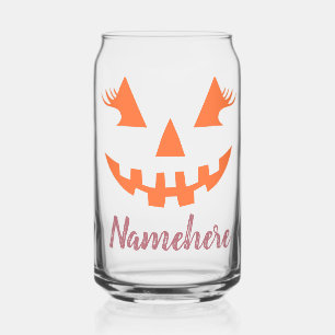 Verre Canette Halloween Citrouille Jack-o'-lantern fille personn