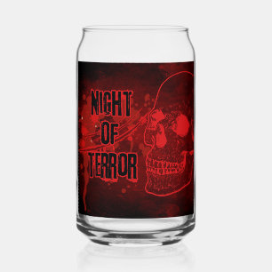 Verre Canette Halloween de la terreur
