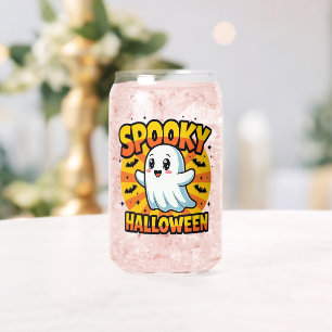 Verre Canette Halloween Éffrayant fantôme classique