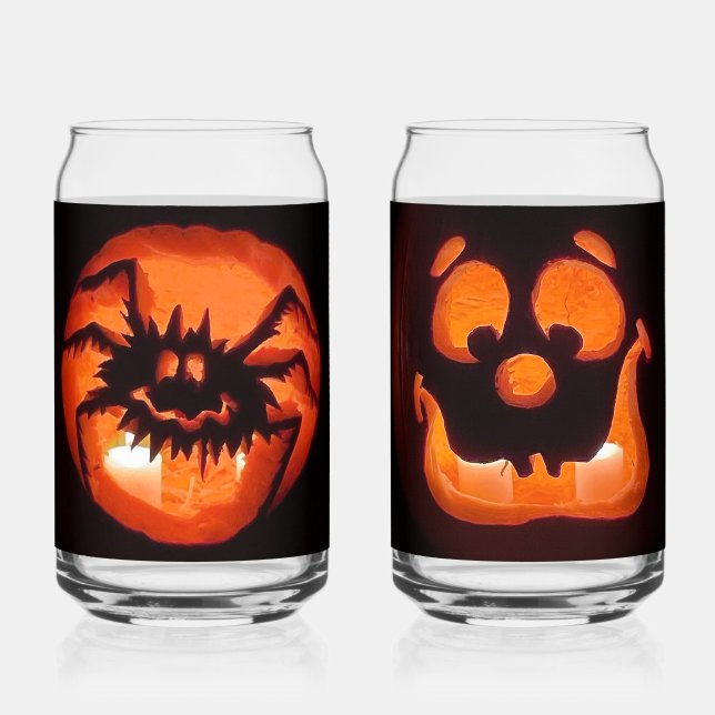 Verre Canette Halloween Pumkins (Recto)