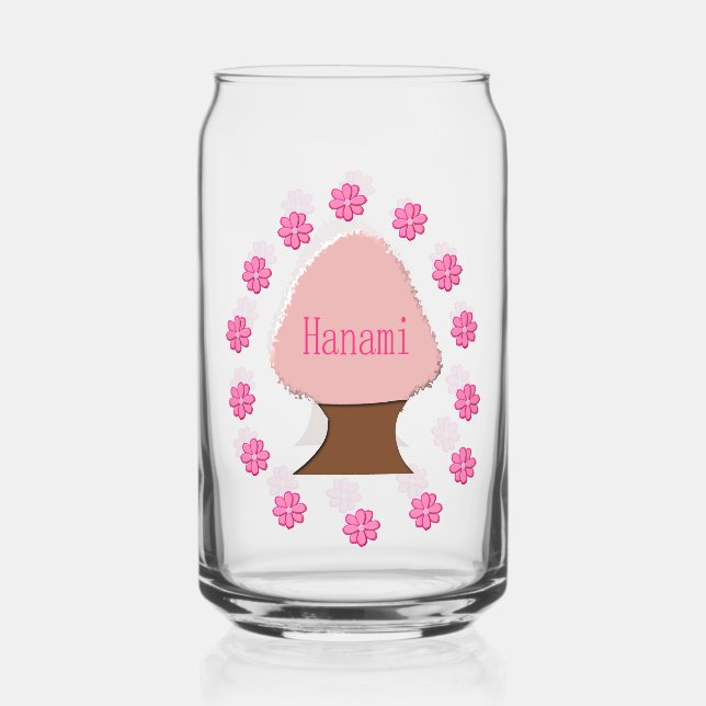 Verre Canette Hanami Cerisier japonais (Recto)