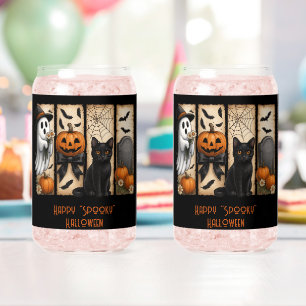 Verre Canette Happy Éffrayant Halloween Scenes Drinkware Set