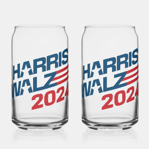 Verre Canette Harris Walz Élection 2024
