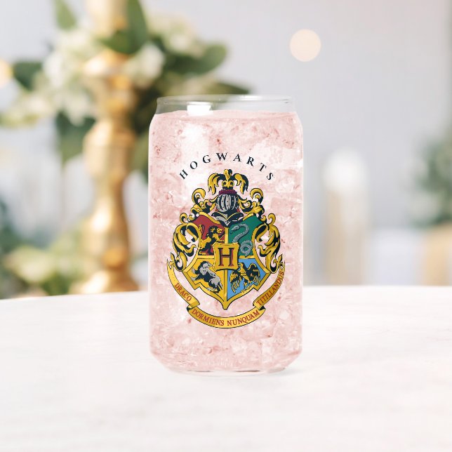 Verre Canette Harry Potter | Cimier de Poudlard - Couleur complè (Insitu (Mariage))