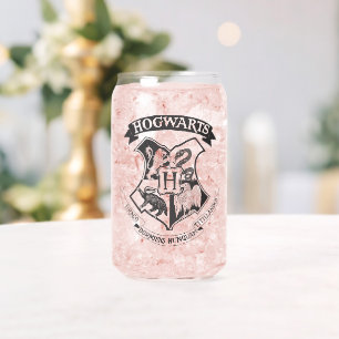 Verre Canette Harry Potter   Cimier de Poudlard rétro