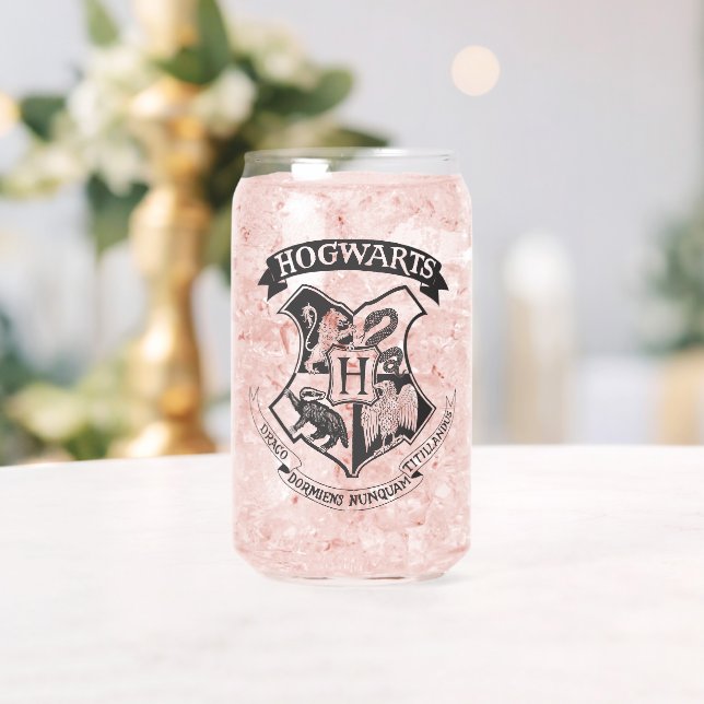 Verre Canette Harry Potter | Cimier de Poudlard rétro (Insitu (Mariage))