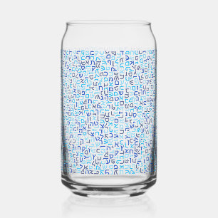 Verre Canette hébreu