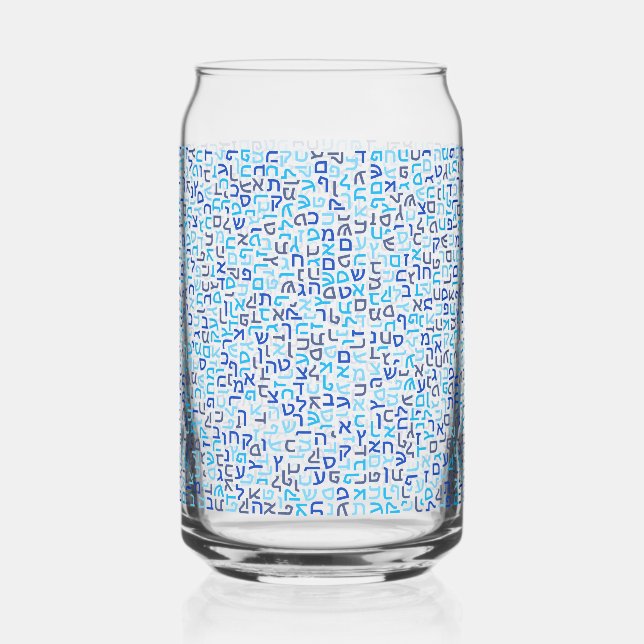 Verre Canette hébreu (Recto)