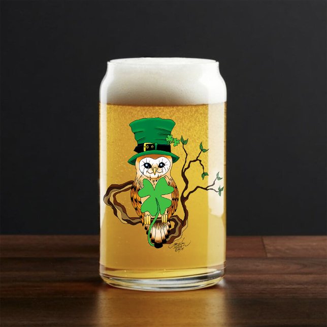Verre Canette Hibou irlandais (Créateur téléchargé)