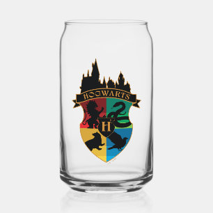 Verre Canette HoGWARTS™ Castle Crest House Insigne de fierté