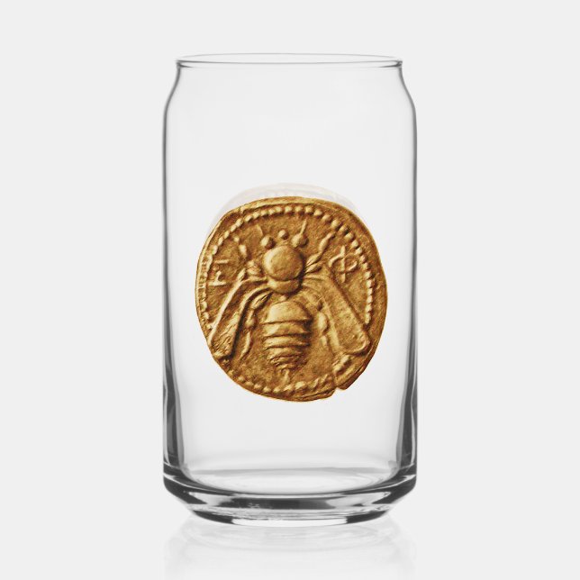 VERRE CANETTE HONEY BEE, BEEKEPER, BEEKEPER (Recto)