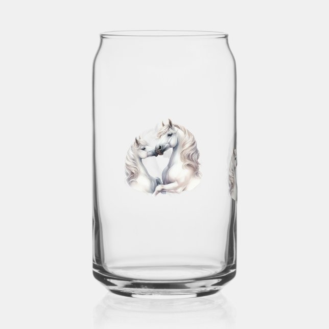 VERRE CANETTE HORSE GLASS (Recto)