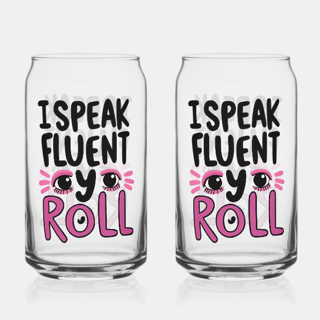 Verre Canette Humorous Pink Sarcastic Saying (Recto)