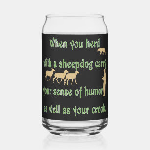 Verre Canette Humour d'élevage