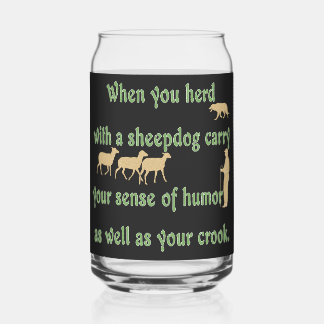 Verre Canette Humour d'élevage