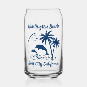 Verre Canette Huntington Beach California Dark Blue