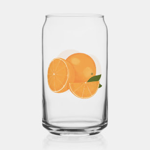 Verre Canette Illustration orange