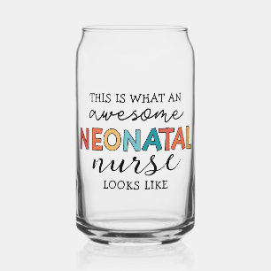 Verre Canette Infirmière néonatale amusante Appréciation stupéfi